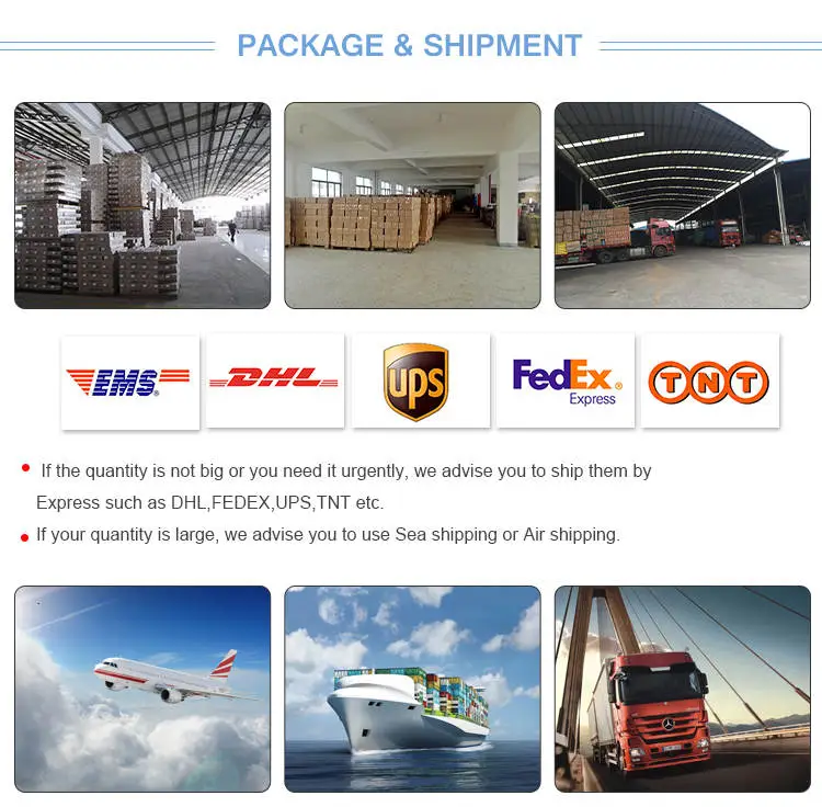 packing and shipment