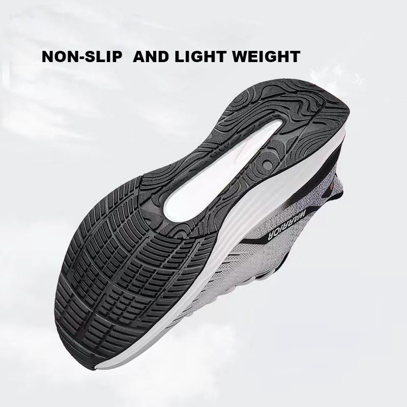 Sneaker Factory Online Black Sports Shoes for Men Women Flyknit Non-slip Running Shoes - Image 5