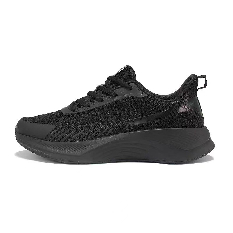 Sneaker Factory Online Black Sports Shoes for Men Women Flyknit Non-slip Running Shoes - Image 3