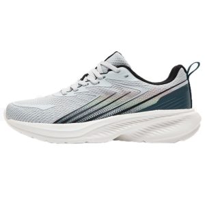 Sneaker Factory Shoes Wholesale Mesh With Glue Printing Black Grey Sports Shoes for Sale